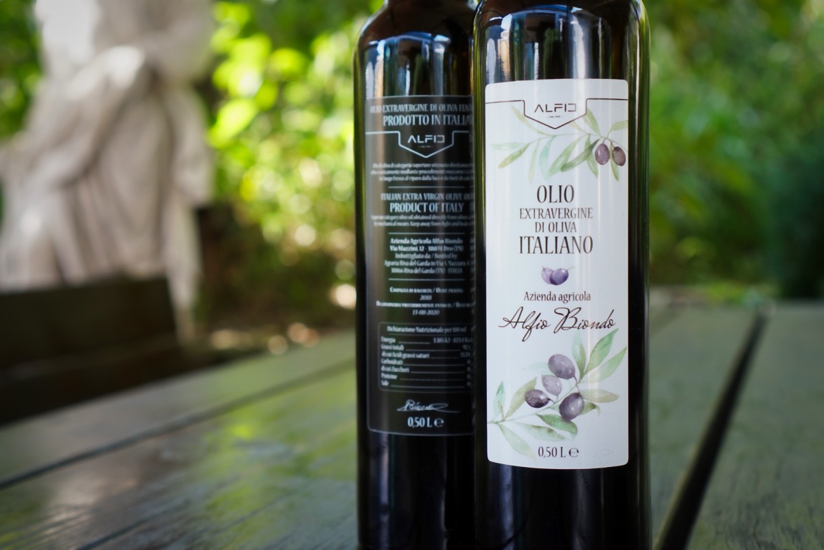 etichetta olio extra vergine d'oliva biologico dro