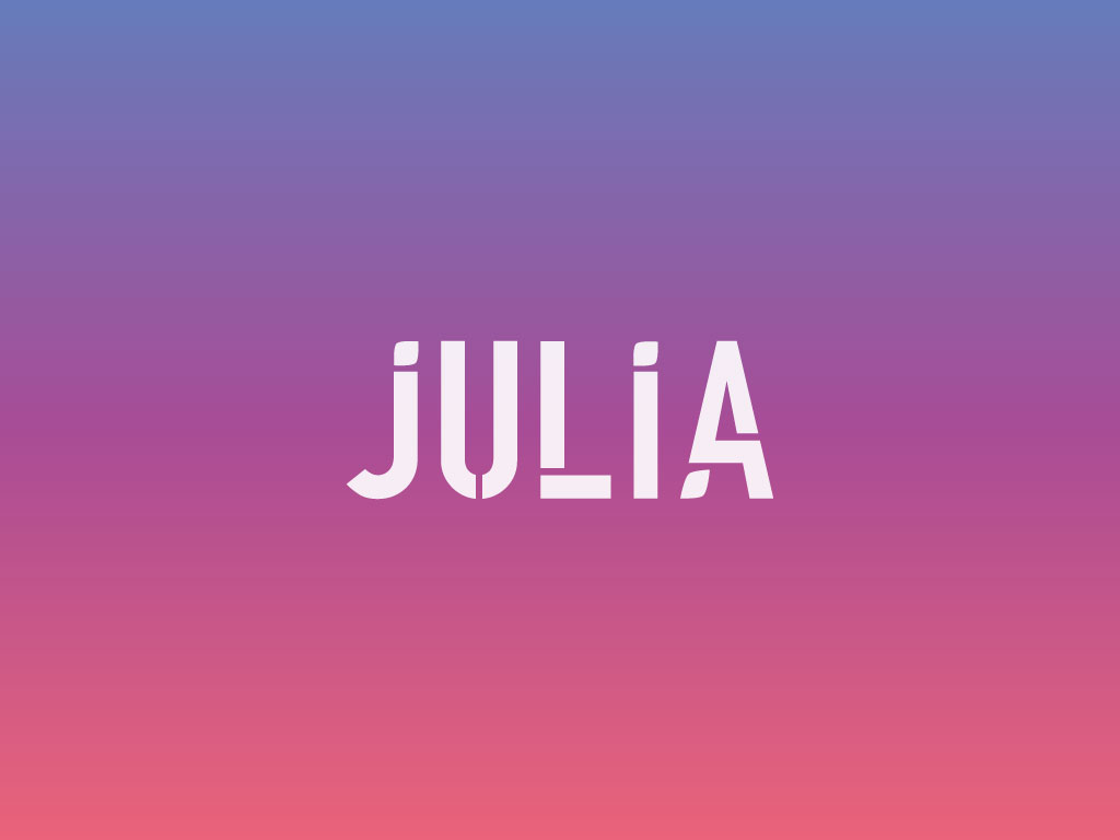 Logo Julia personal branding