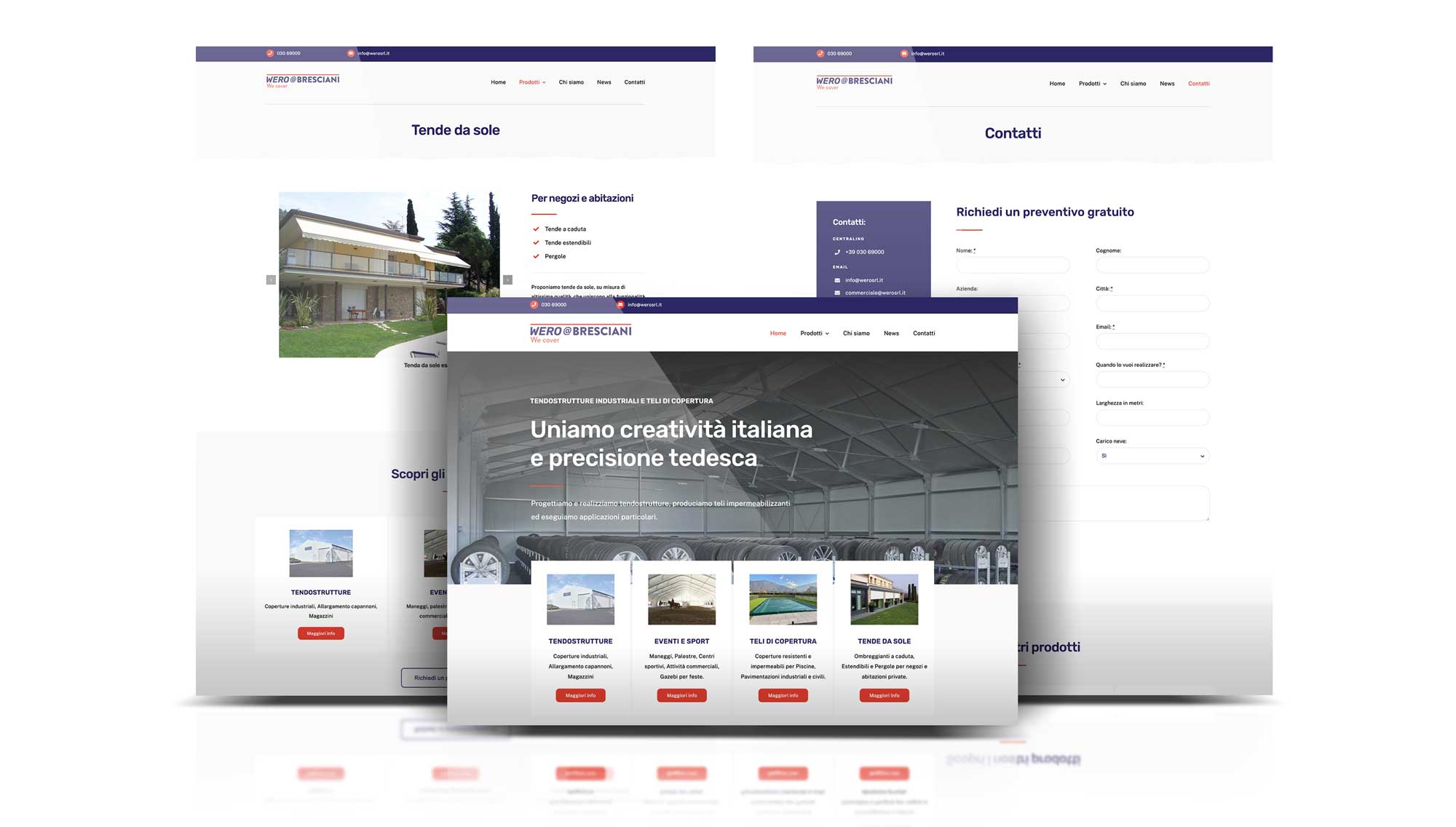 web design sito web wero giaco studio